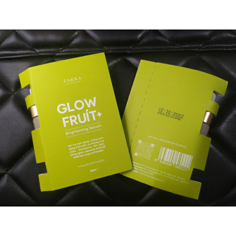 Combo 2 Sample Serum Vitamin C Zakka Glow Fruit Brightening Shopee Việt Nam