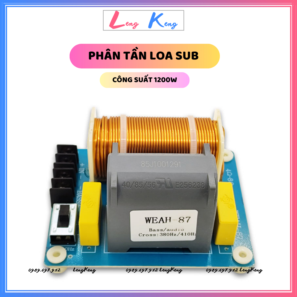 Giá 1 mạch] Phân tần loa Sub | Mạch phân tần loa Sub WEAH 87 công ...