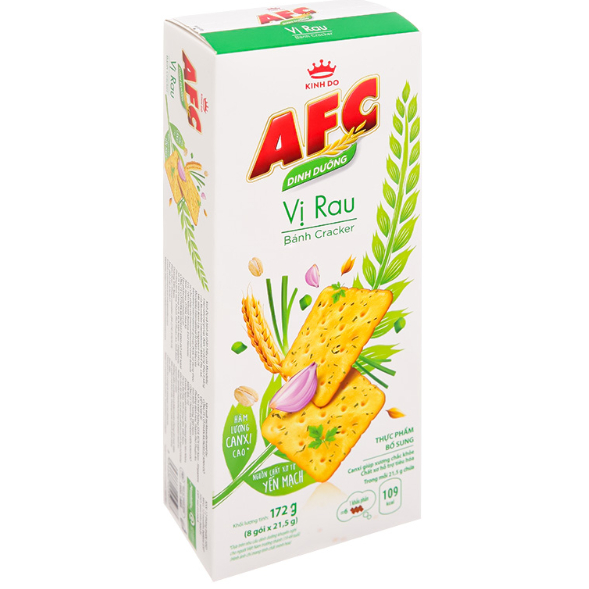 Bánh cracker AFC vị rau (172g) | Shopee Việt Nam