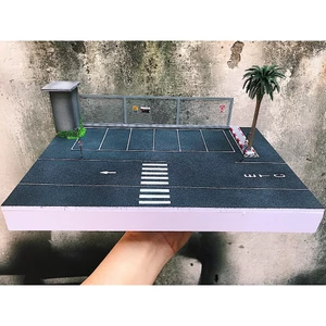 Bộ sa bàn cho xe mô hình 1/64 Streetcarpark