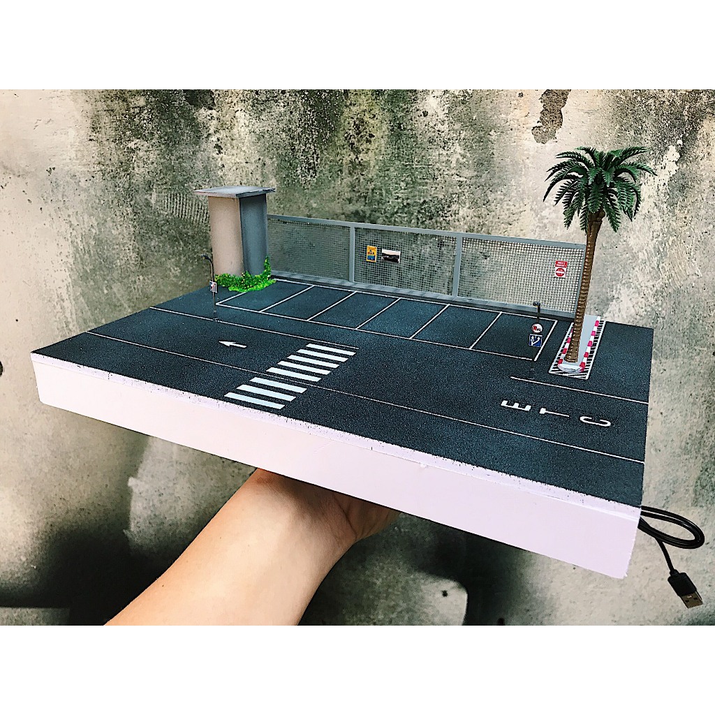 Bộ sa bàn cho xe mô hình 1/64 Streetcarpark