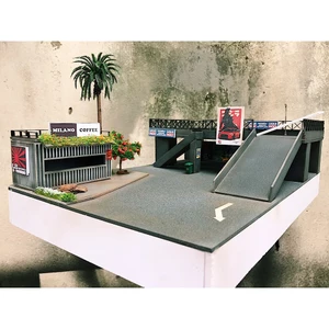 Bộ sa bàn dành cho xe mô hình 1/64 Tropical