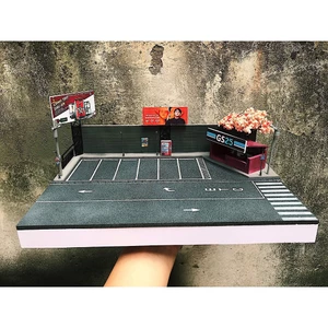 Bộ sa bàn cho xe mô hình 1/64 Bãi đậu xe