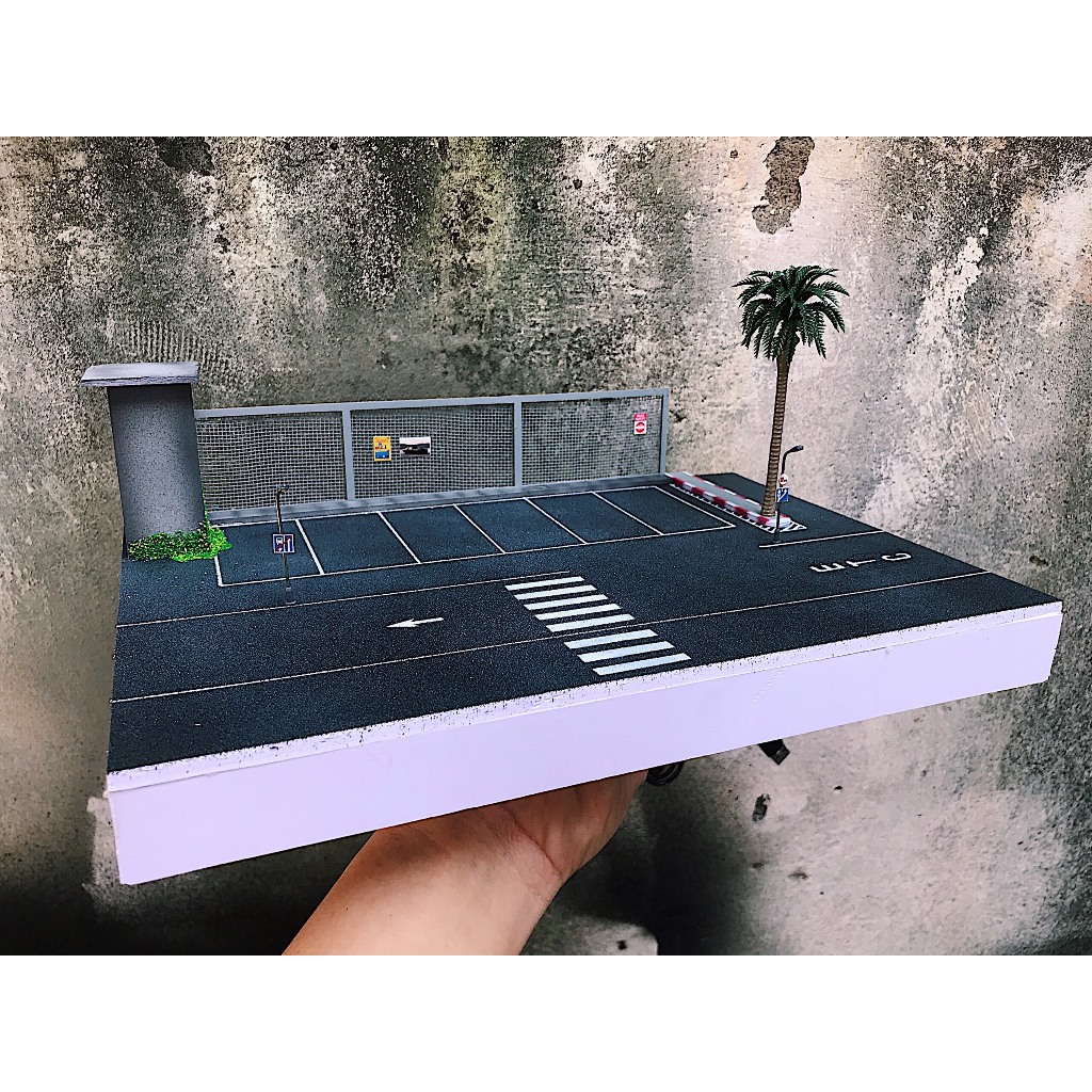 Bộ sa bàn cho xe mô hình 1/64 Streetcarpark