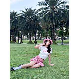Chân váy y2k caro xếp ly bảng lưng cao váy ngắn xếp ly trendy mẫu mới váy 2 lớp Lolalalo