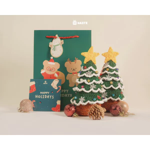 Cây Thông Len Dệt Handmade Cao 20cm