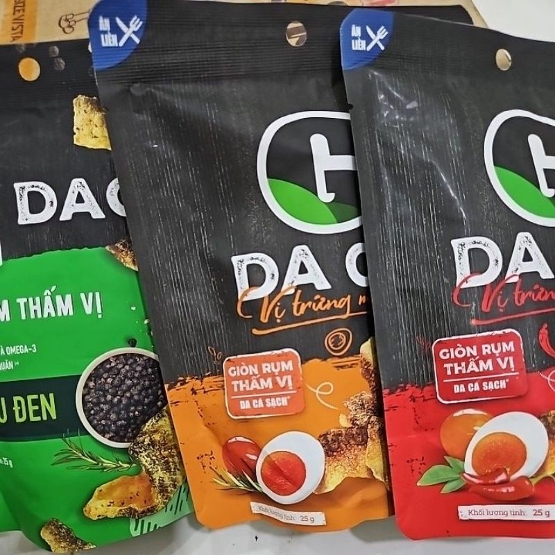 Snack da cá vị trứng muối 25G các vị | Shopee Việt Nam
