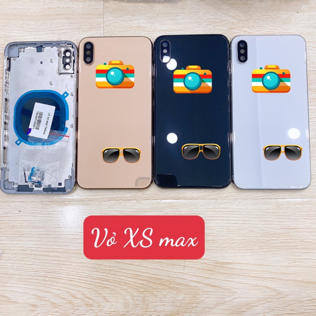 XS MAX BỘ - Lưng vỏ dùng cho máy iphon xs max có khung viền, có kinh ...