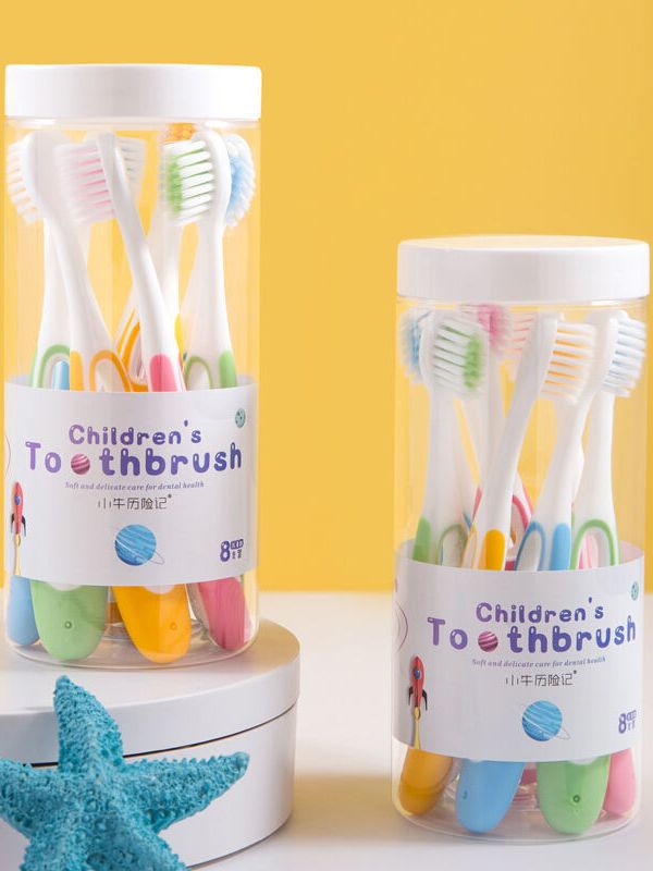 Hộp 8 Bàn Chải TOOTH BRUSH, Bàn Chải Đánh Răng Sợi Lông Tơ Siêu Mềm Dành Cho Cả Trẻ Em, Người Lớn AK