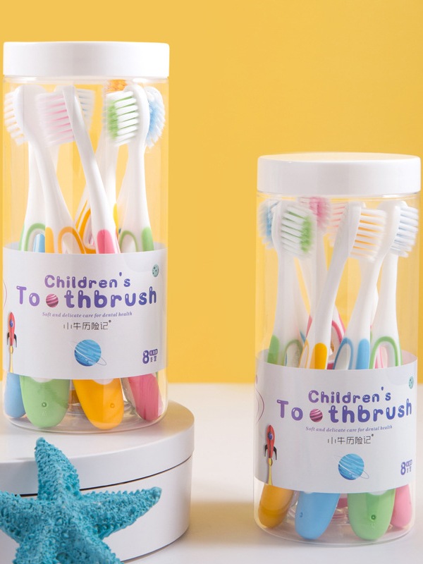 Hộp 8 Bàn Chải TOOTH BRUSH, Bàn Chải Đánh Răng Sợi Lông Tơ Siêu Mềm Dành Cho Cả Trẻ Em, Người Lớn AK