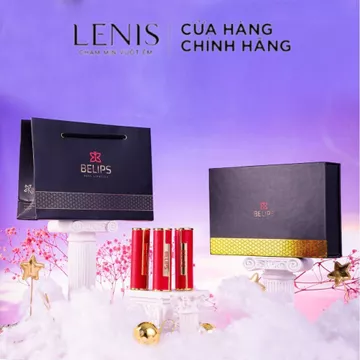 [Quà tặng Valentine] Set Son Belips Bộ Quà Tặng Bạn Gái Sang Trọng Quyến Rũ Đẳng Cấp (Set theo yêu cầu) - LENIS