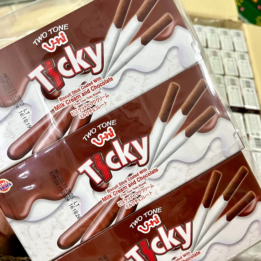 [CÓ QUÀ TẶNG] Lốc 12 hộp bánh que Ticky các vị 20gr | Shopee Việt Nam