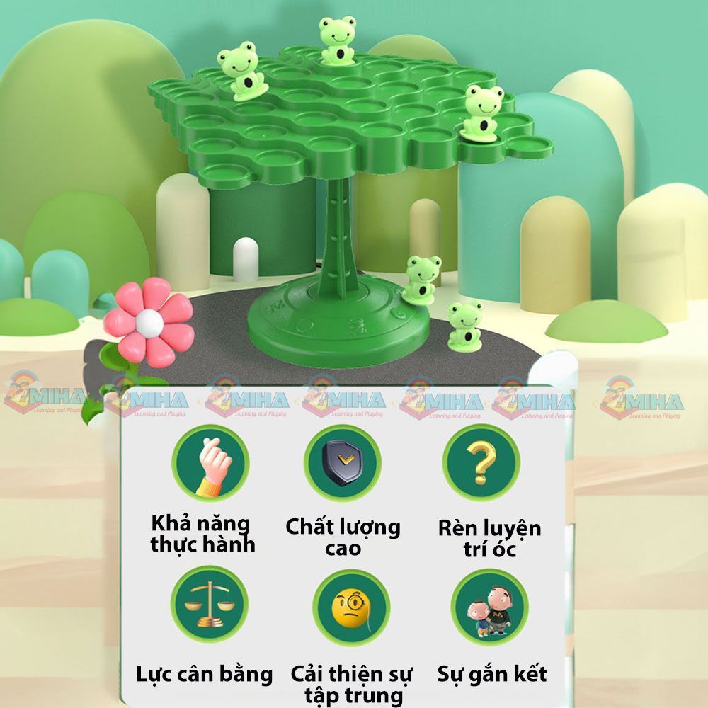 Ếch Cân Bằng Đồ Chơi Xếp Hình Cây Cân Bằng Hình Chú Ếch Dễ Thương Cho Bé Trai Bé Gái