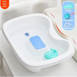 Chậu Gội Đầu Tiện Lợi Tại Nhà,Tại Giường Chất Nhực Cao Cấp-Tặng Lược,Tặng Cốc