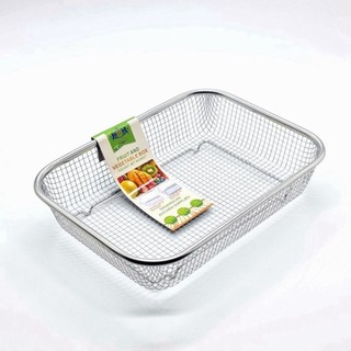 Rổ Đan Lưới Inox, Khay Đựng Ráo Dầu Inox 304