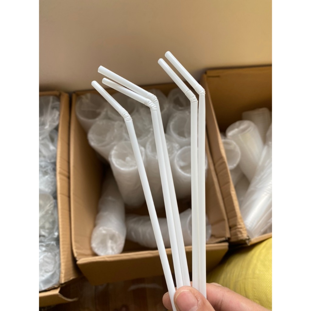 Ống hút cong, Ống hút cafe( 70pcs/gói)