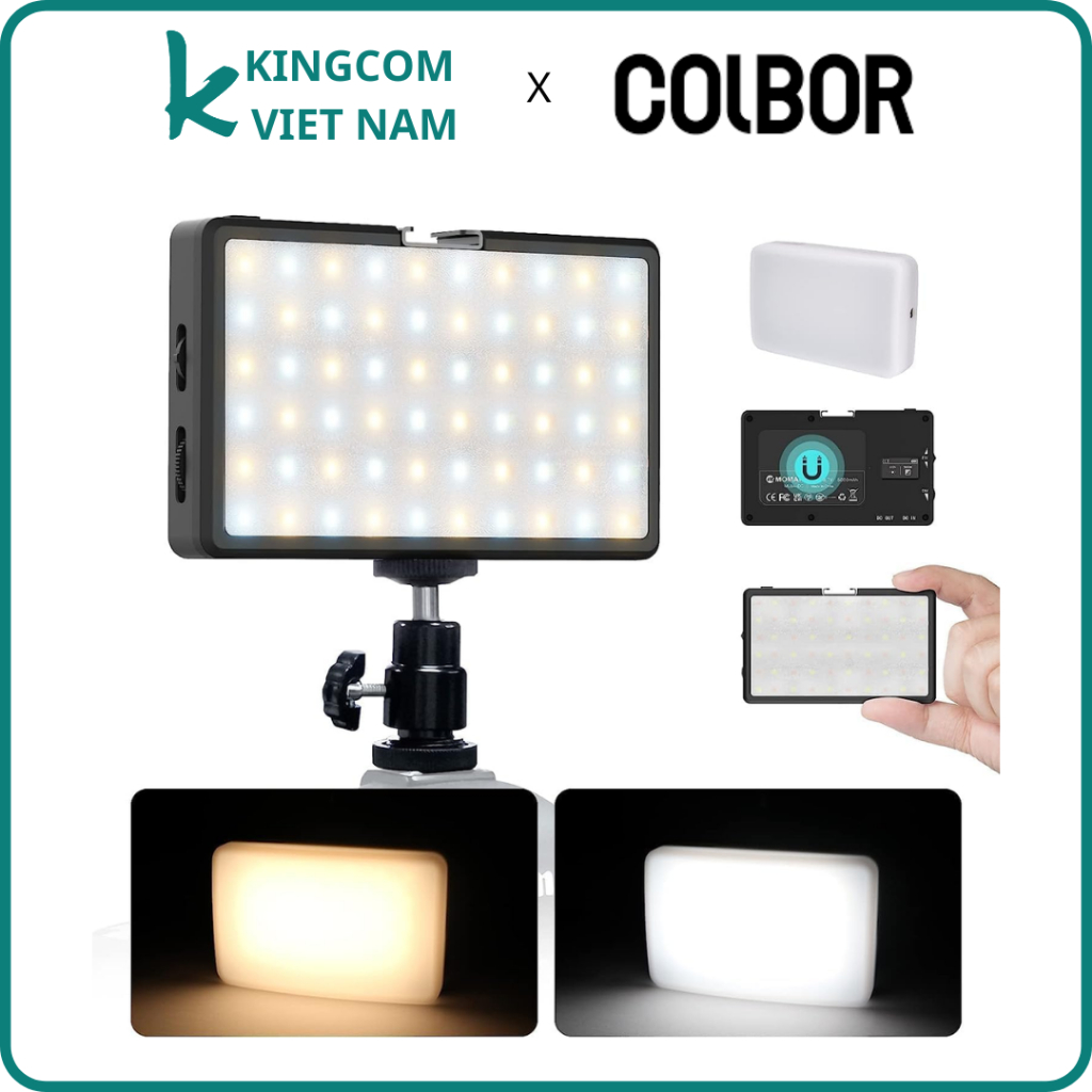 COLBOR PL8R RGB Led Video Light (2500K-9000K) - Đèn Led Quay Phim Đổi ...