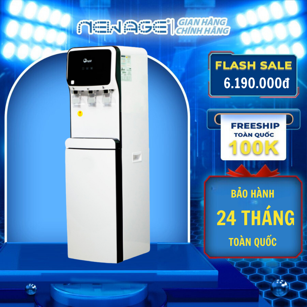 Máy Lọc Nước Nóng Lạnh Cao Cấp Fujie WPD5300C, màng lọc RO loại bỏ cặn bẩn, vi khuẩn, làm lạnh nhanh bằng block