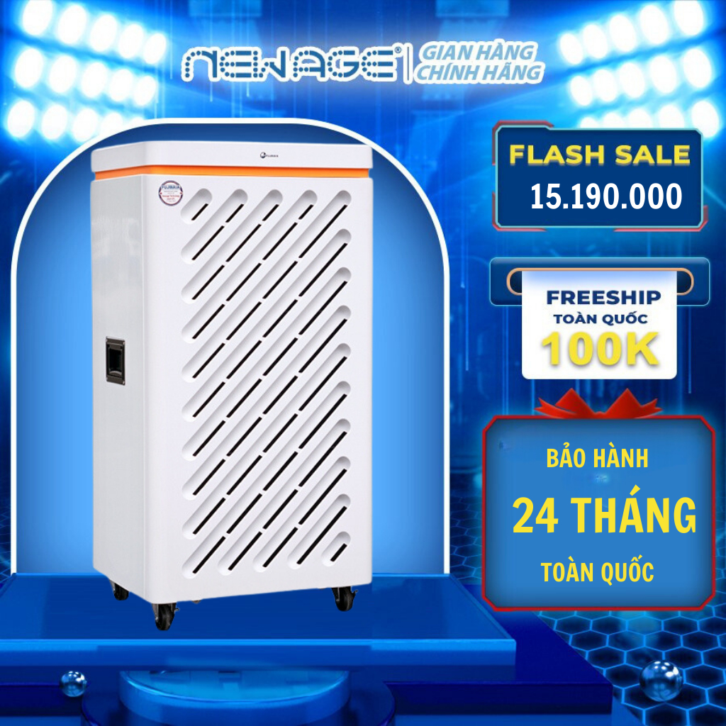 Máy hút ẩm công nghiệp FUJIHAIA DH90W công suất 90l/1 ngày sử dụng cho kho xưởng sản xuất, văn phòng...BH 24 tháng