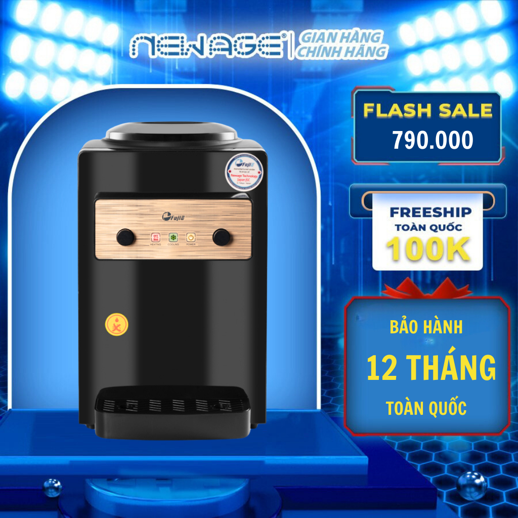 Cây nước nóng lạnh WD10E mini để bàn, làm lạnh bằng chip điện tử, công nghệ bảo hành 24 tháng