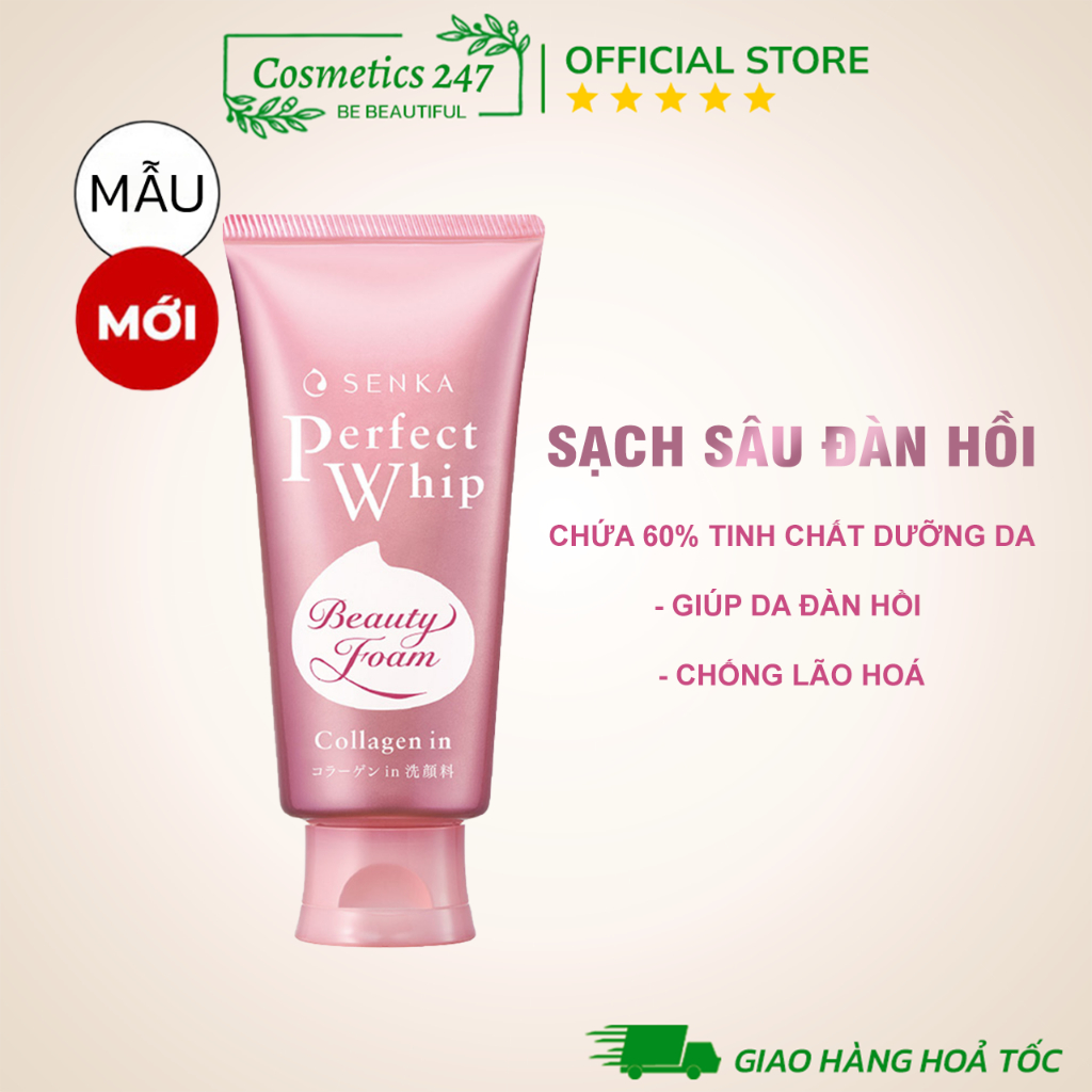 Ảnh Sữa Rửa Mặt Senka Perfect Whip 100G & 120G 4