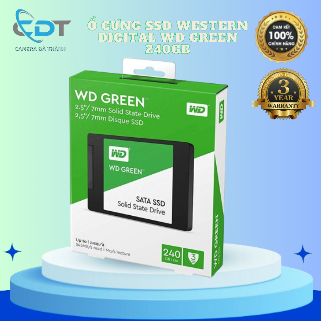 Ổ Cứng SSD Western Digital WD GREEN 240GB 3D NAND - WDS240G2G0A ...