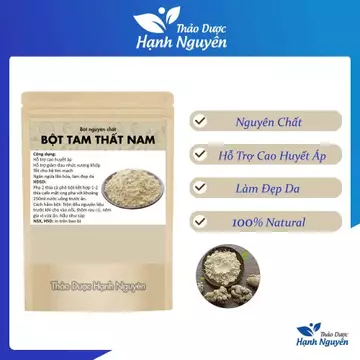 Bột tam thất nam nguyên chất 500g, giúp ổn định huyết áp, tốt cho tim mạch, giảm đau nhức xương khớp