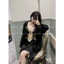 HT148 Váy ngủ sexy phối ren ngực hở lưng, đầm ngủ lụa 2s dáng xoè tôn dáng HT148