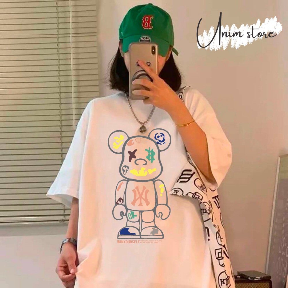 [VẢI 250 GSM] Áo Thun Bearbrick NY Nhiều Màu Vải Cotton Cao Cấp Unim Store - AP206