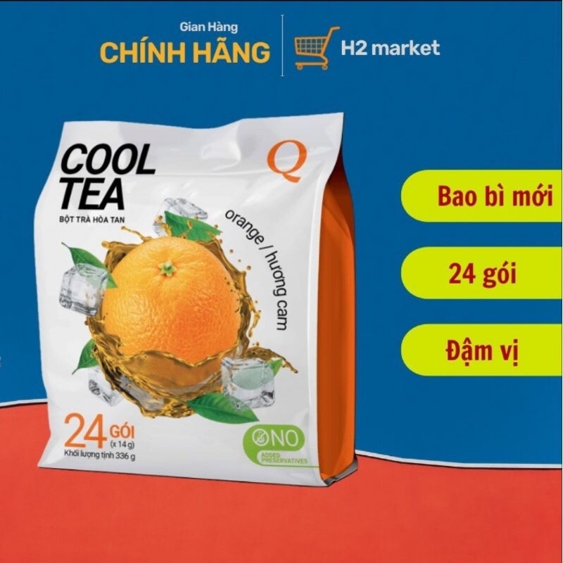 Bột Trà Hòa Tan Cool Tea Hương Cam gói 336g(24gói x 14g) Shopee Việt Nam