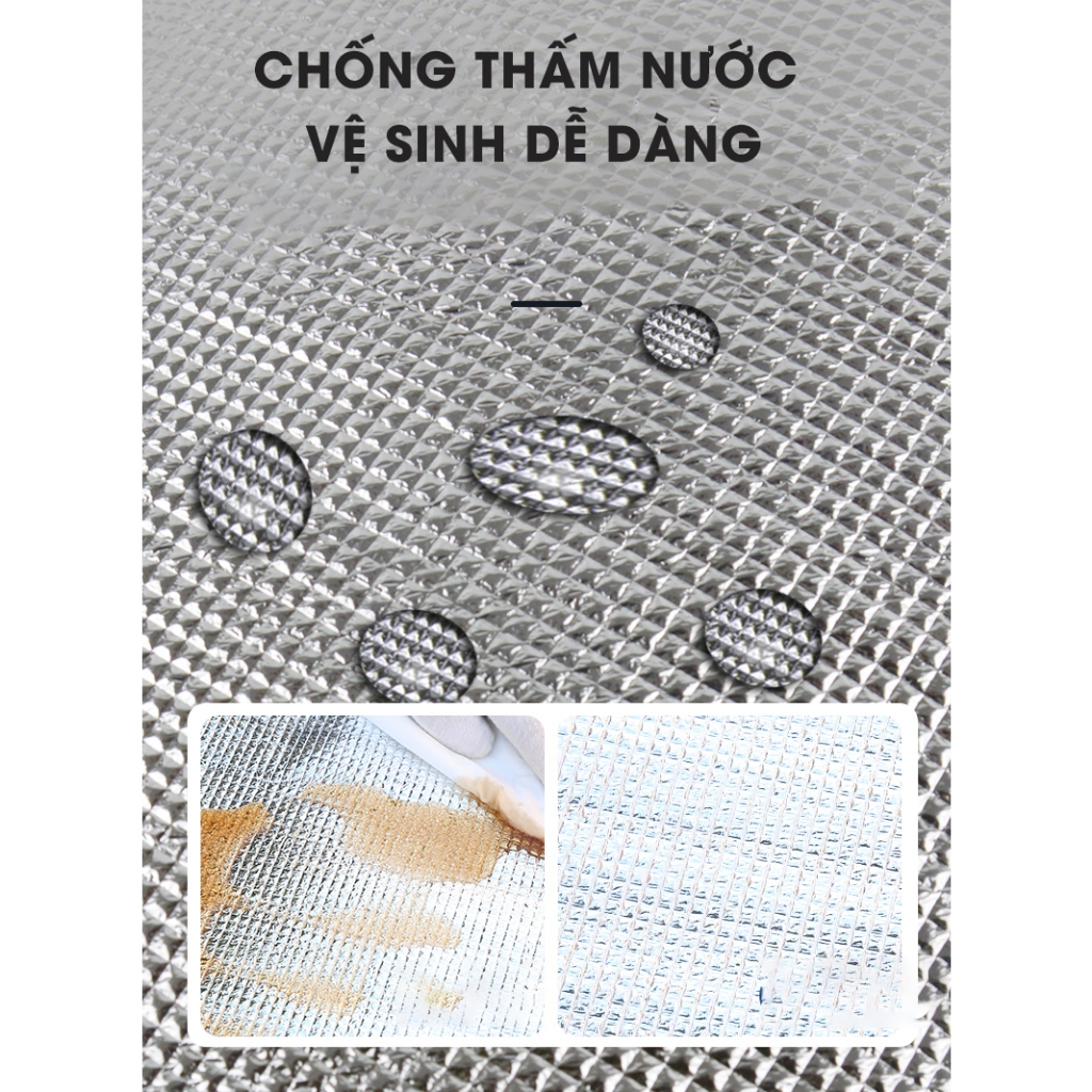 Thảm ngủ văn phòng Chiếu xốp tráng bạc 2 mặt Chiếu ngủ đệm ngủ văn phòng Thảm Du Lịch, Thảm Picnic Gấp Gọn Pabaro