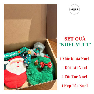 Set Quà Tặng Noel Vui LINDO, Quà tặng Giáng Sinh, Phụ Kiện Noel Xinh Xắn, Đáng Yêu