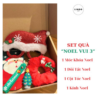 Set Quà Tặng Noel Vui LINDO, Quà tặng Giáng Sinh, Phụ Kiện Noel Xinh Xắn, Đáng Yêu