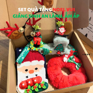 Set quà tặng Noel Vui LINDO, Phụ kiện xinh, Quà tặng xinh cho Giáng Sinh