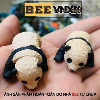 Set 3 và set 5 mô hình gấu trúc Panda mini chính hãng Takara Tomy xuất dư, có khớp cử động đầu BEE VNXK