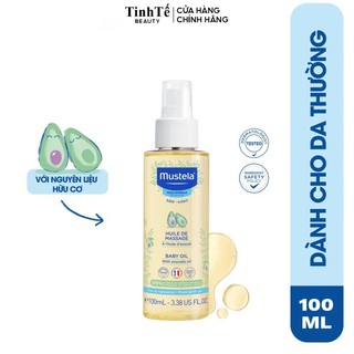 Dầu Massage Cho Trẻ Sơ Sinh & Em Bé Mustela baby oil 100ml