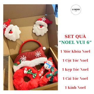 Set quà tặng Noel Vui LINDO, Phụ kiện xinh, Quà tặng xinh cho Giáng Sinh