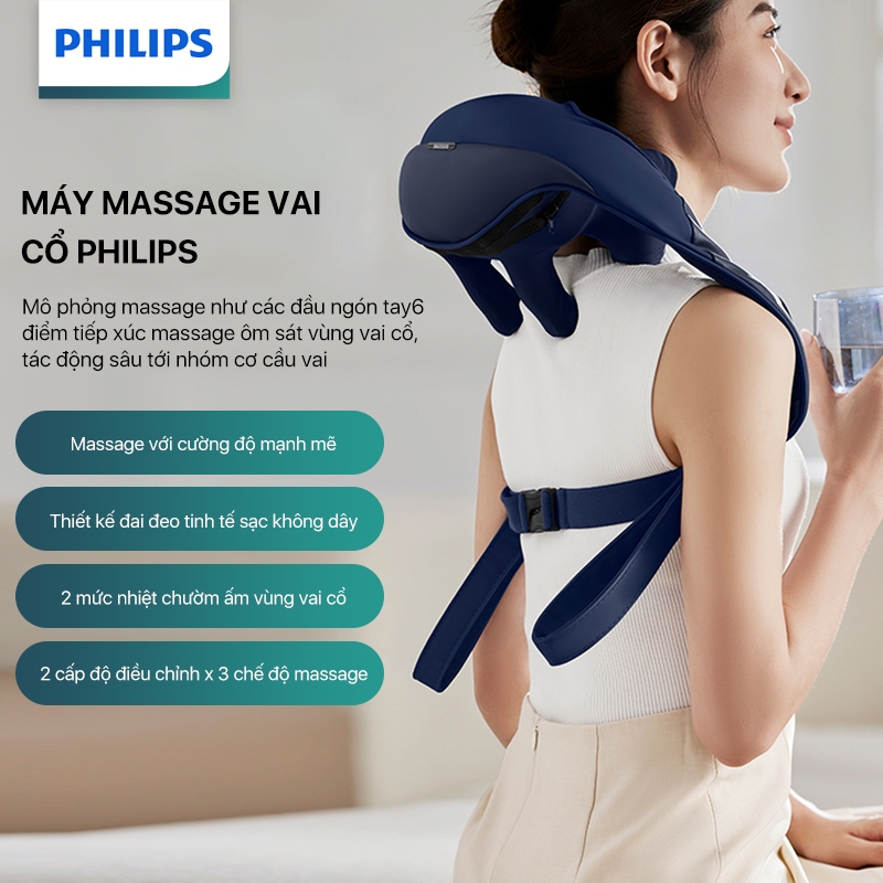 Máy Massage Cổ Vai Gáy Philips 3522 Mô Phỏng Massage Như Các đầu Ngón Tay Shopee Việt Nam