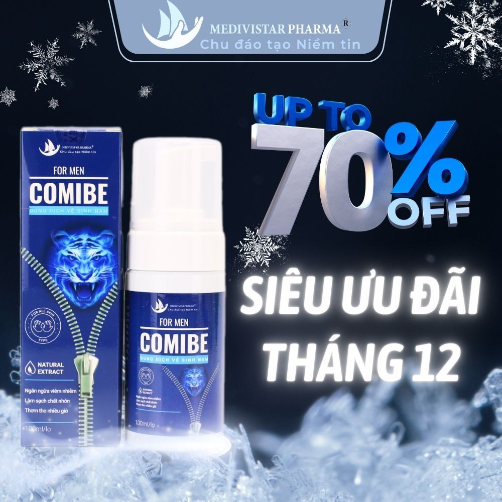 Dung dịch vệ sinh nam Comibe MEDIVISTAR PHARMA, Lọ 100ml | Shopee Việt Nam