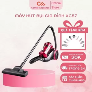 Máy hút bụi cầm tay có dây Yangzi XC87, công suất 1400W, lực hút mạnh, tặng kèm 9 đầu hút