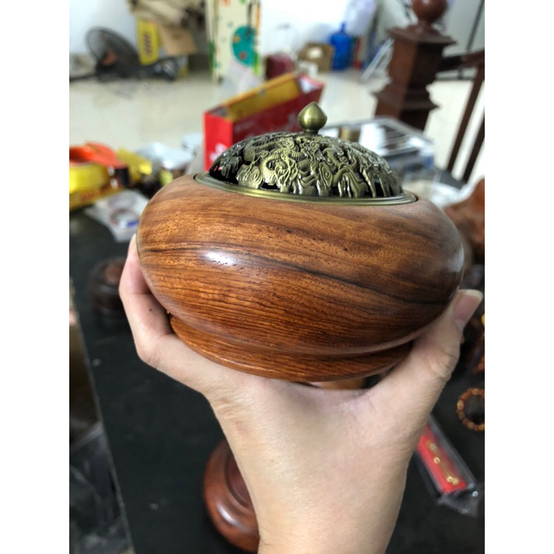 Lư xông trầm gỗ hương Bền Đẹp Rẻ tại xưởng gỗ đình nghĩa nhị khê