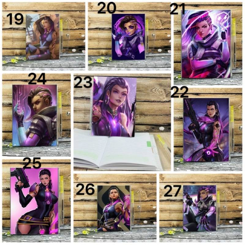 Sổ tay Reyna valorant a6 tặng kèm bút/ sổ viết hình Reyna Game valorant ...