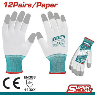 ĐỒ NGHỀ TOTAL  Găng tay phủ PU size XL TSPUG02 (Chính hãng Total )