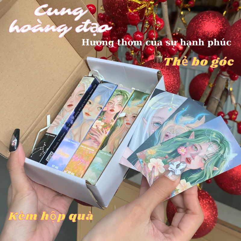 [Kèm hộp đựng quà] TINH DẦU NƯỚC HOA CUNG HOÀNG ĐẠO LƯU HƯƠNG 10-12 TIẾNG