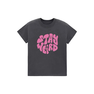 Áo Baby Tee in chữ Stay Weird 100% Cotton 240gsm