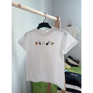 Áo Baby Tee in hình 5 chi tiết dễ thương 100% Cotton 240Gsm
