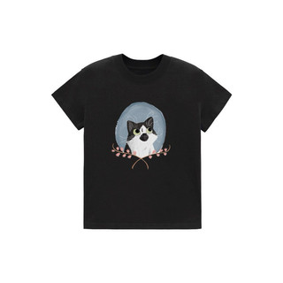 Áo Baby Tee in hình mèo mập dễ thương 100% Cotton 2 chiều