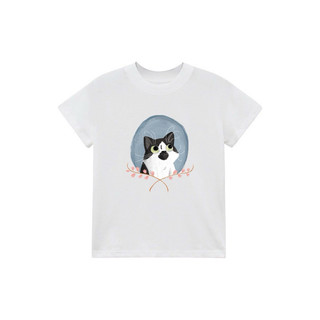 Áo Baby Tee in hình mèo mập dễ thương 100% Cotton 2 chiều