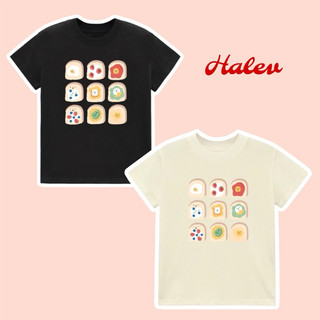 Áo Baby Tee in hình bánh mì dễ thương 100% Cotton 2 chiều 240gsm