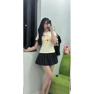 Áo Baby Tee in hình bánh mì dễ thương 100% Cotton 2 chiều 240gsm